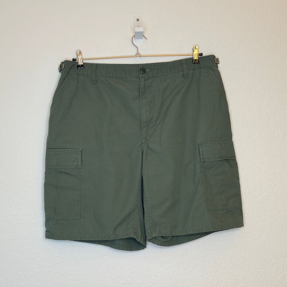 Propper Cargo Shorts Mens L Green Ripstop Adjustable Utility Military Outdoor - Picture 8 of 13